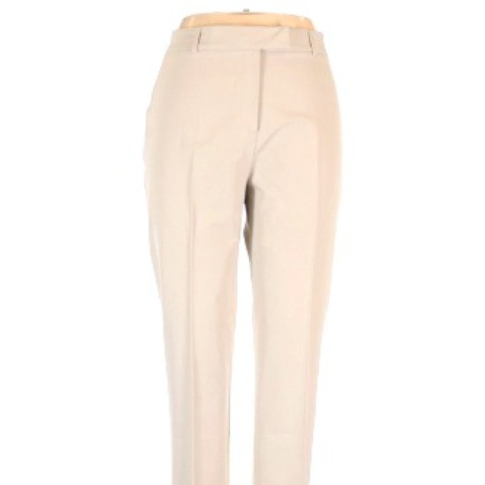 EUC - ultra rear woman's Jenne Maag Dress Pants in  solid Ivory - size Small